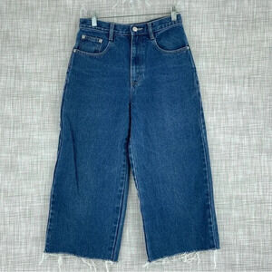 Fore Warned Vintage Cropped Baggy jeans Womens Size 4 - 0396